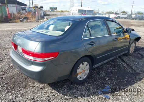 2004 Honda Accord 2.4 Lx из США, поврежденный, VIN 1HGCM56404A108841